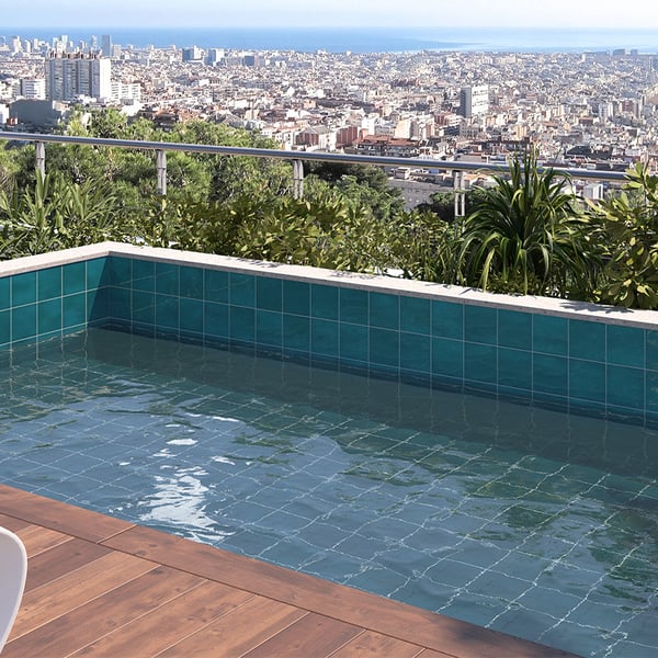 Πλακάκι πισίνας Glacier 15x15 cm Equipe